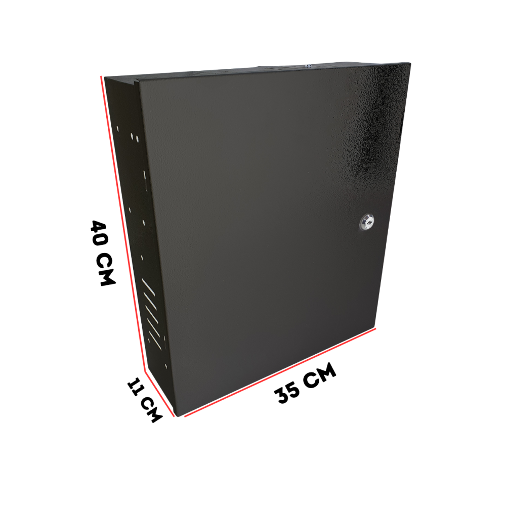 Mini Caixa Vertical Para DVR e Fonte 