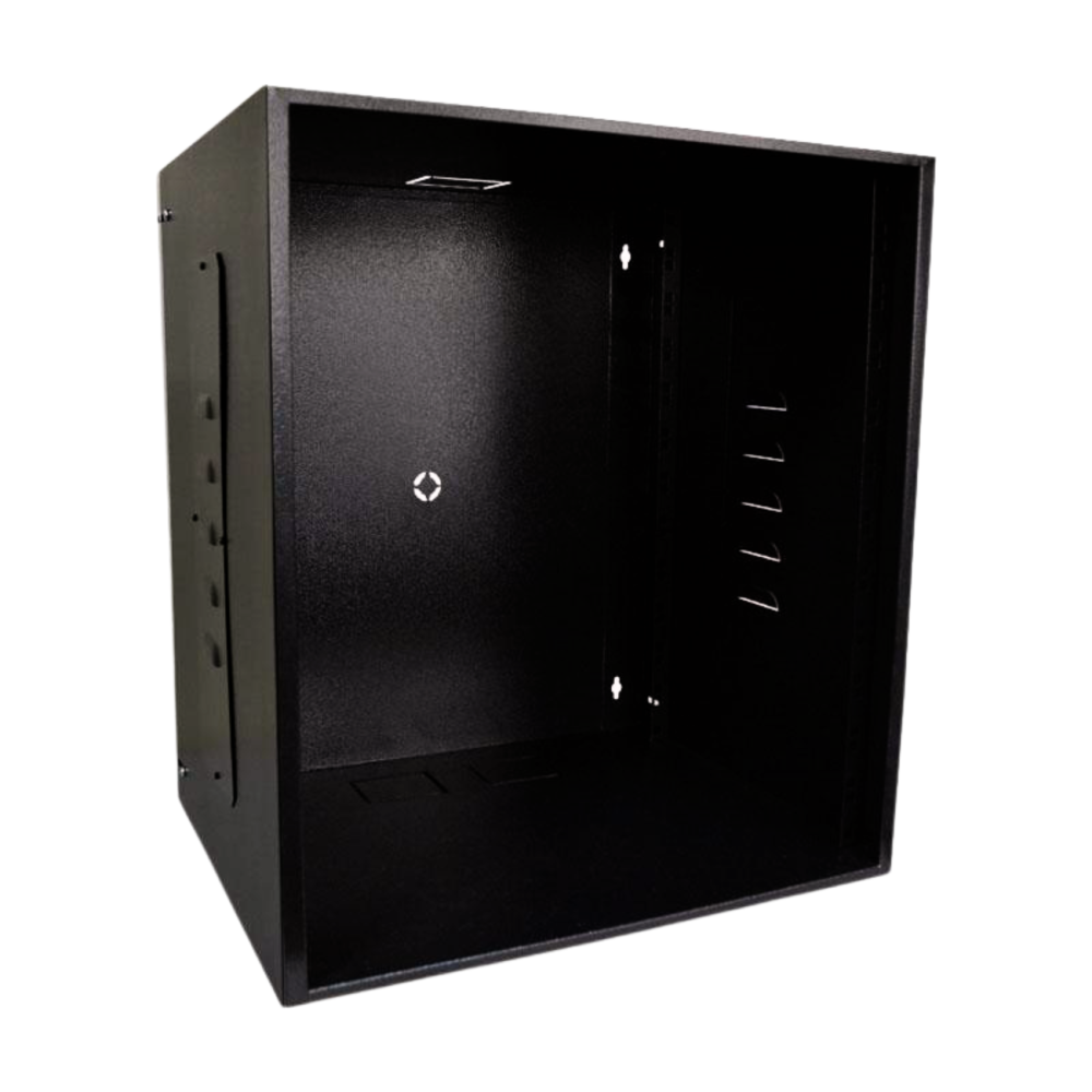Rack 12u x 400mm Padrão 19'' Preto Visor Acrilico
