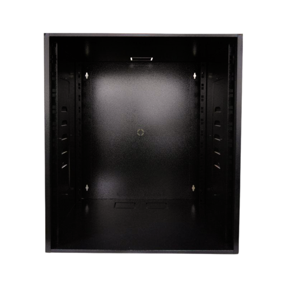 Rack 12u x 400mm Padrão 19'' Preto Visor Acrilico